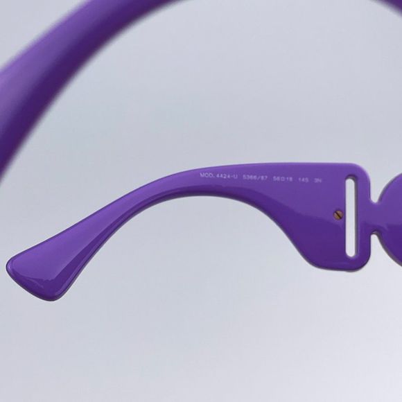 Versace VE4424U 536687 Sunglasses MEDUSA BIGGIE Lilak Gray Oversized Women - Picture 11 of 12